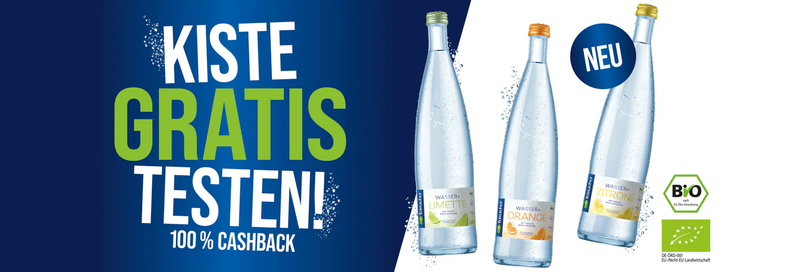 Teinacher Wasser+ Cashback Aktion
