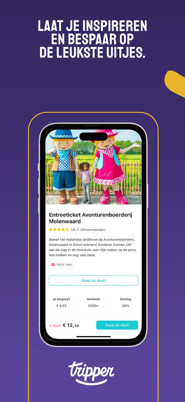 Offizieller App-Store-Screenshot der Tripper-Angebotsansicht
