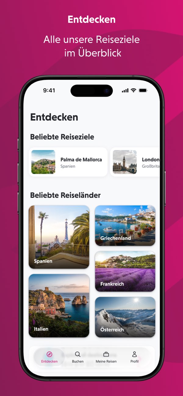 Offizielle Eurowings App mit Reisezielen