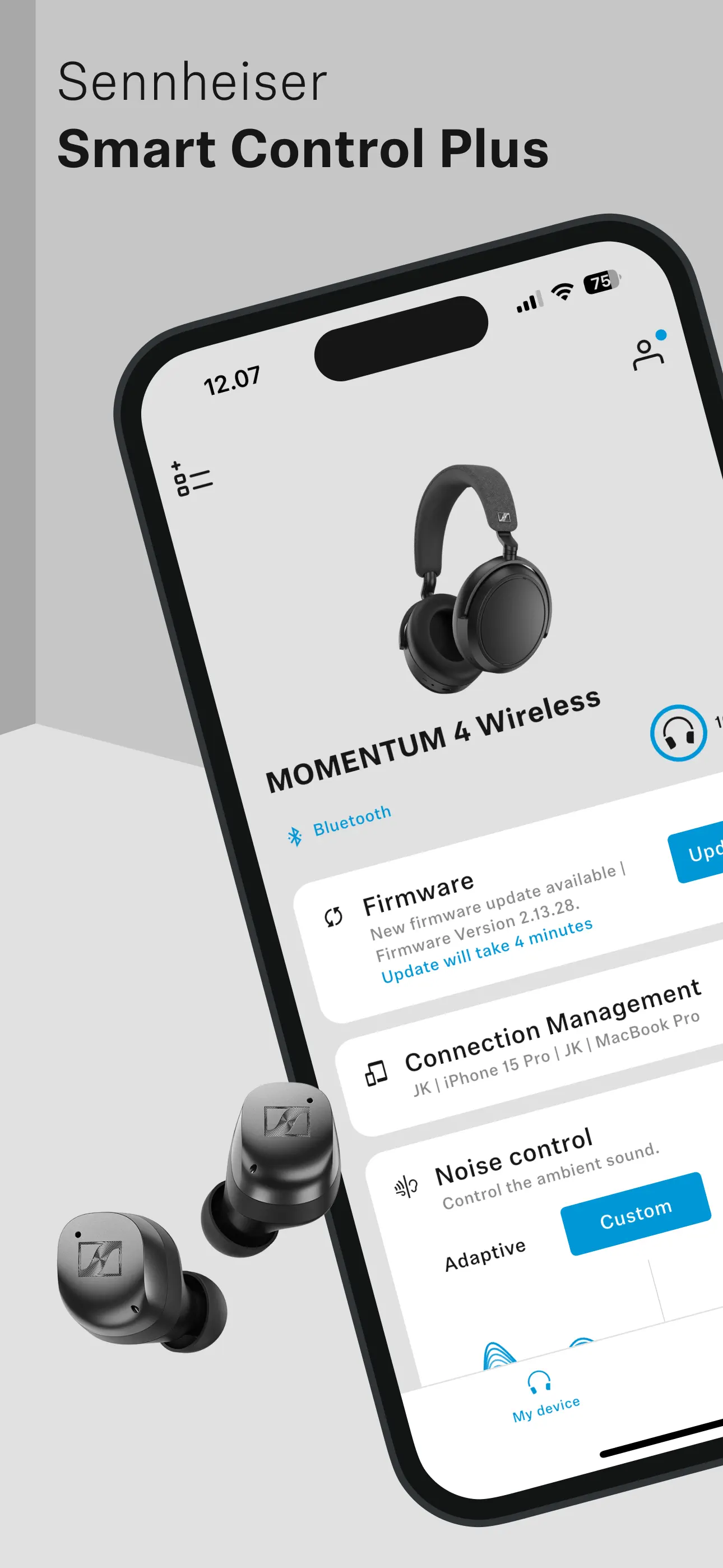 德国 Apple App Store 中的 Sennheiser Smart Control Plus 官方画面