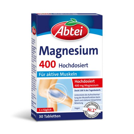 Abtei Magnesium 400 Tabletten