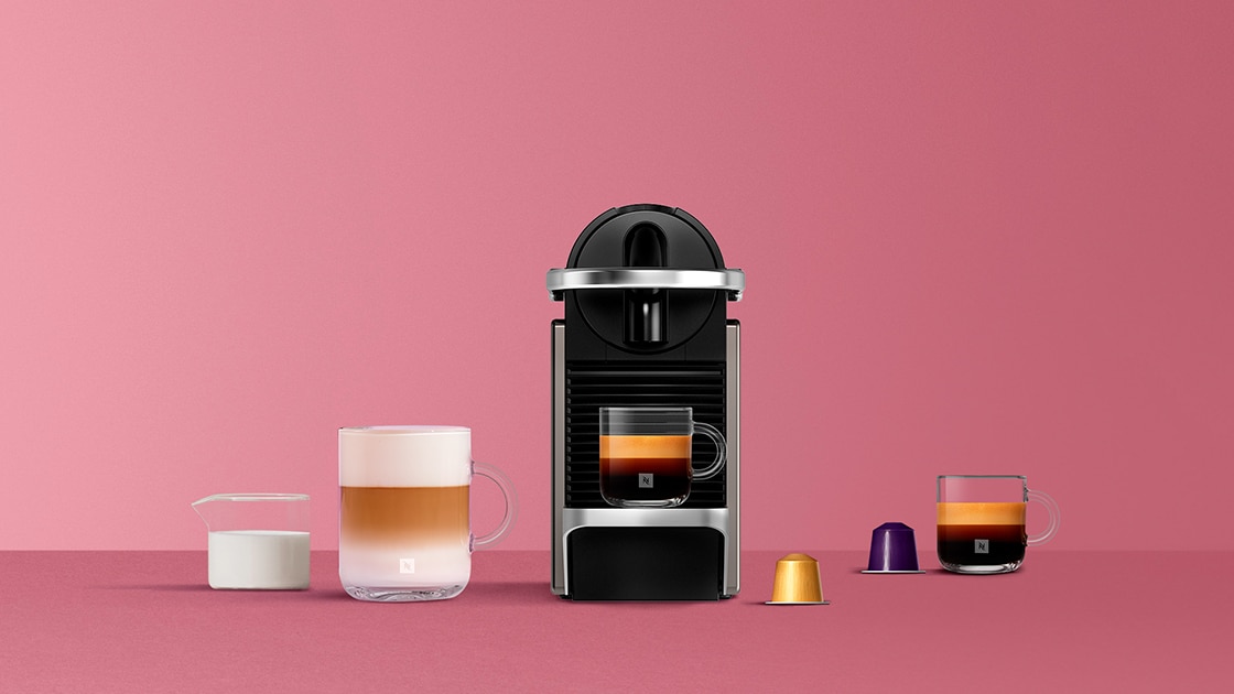 Nespresso PIXiE Titan gratis ab 25 Stangen Original Kaffee