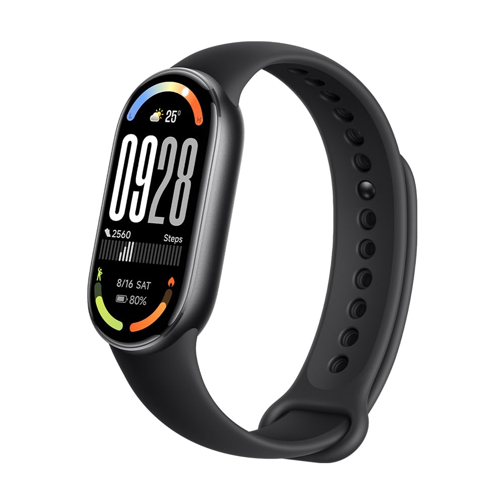 黑色 Xiaomi Smart Band 10 智能手环