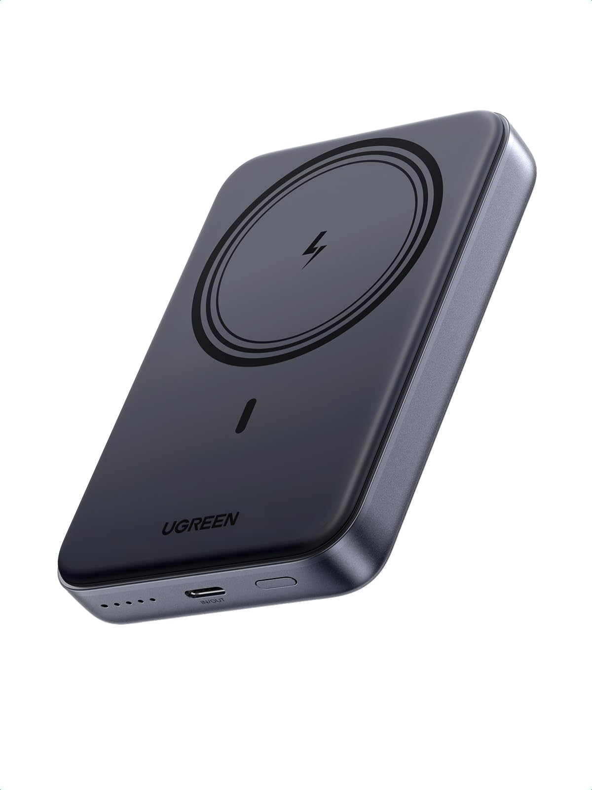 UGREEN Zapix magnetische Powerbank 10000 mAh in Schwarz