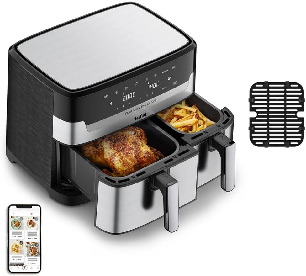 Tefal EY905D Dual Easy Fry & Grill Produktbild