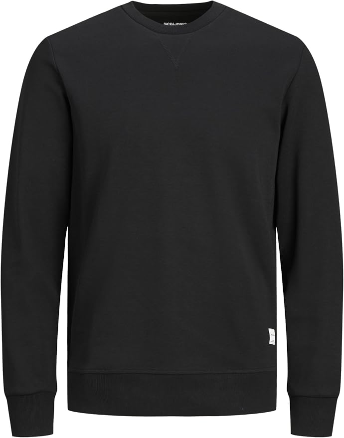 Schwarzes JACK & JONES JJEBASIC Sweat Crew Neck