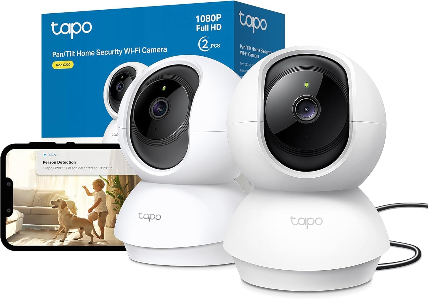 Tapo C200P2 Innenkamera-Doppelpack