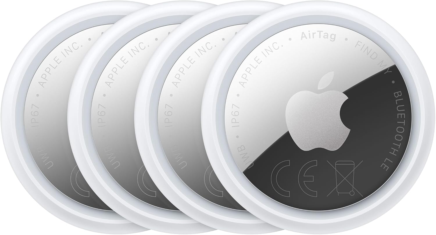 Apple AirTag 2. Generation 4er Pack fuer 84,99 EUR bei Amazon