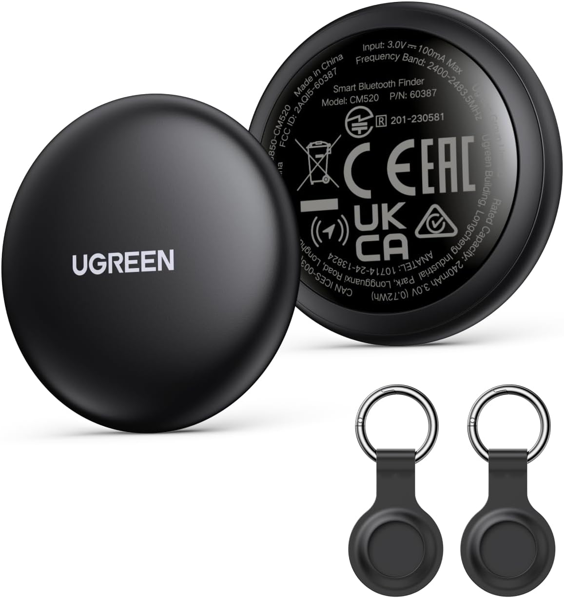 UGREEN FineTrack Mini 苹果查找标签2件装