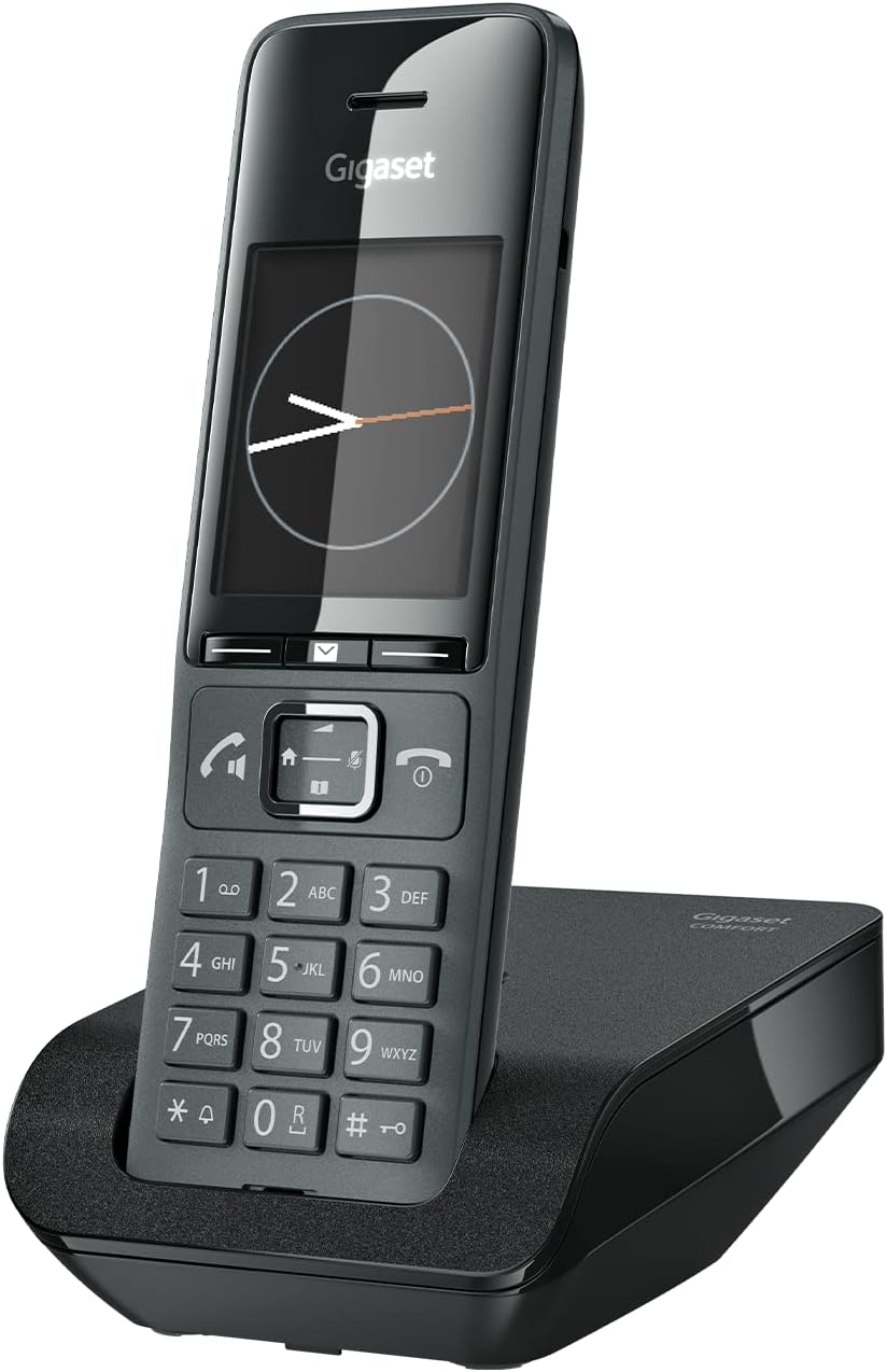 Gigaset Comfort 520 DECT-Telefon titan-schwarz, deutsche Version mit Basisstation