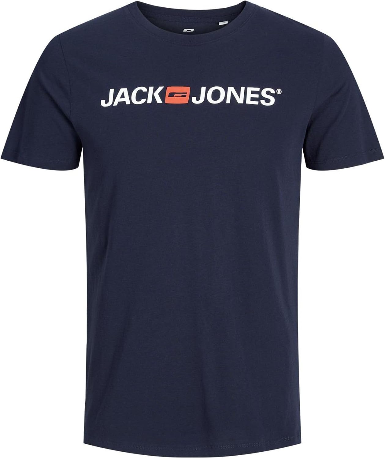 JACK & JONES JJECORP Logo T-Shirt Navy Blazer, Größe XL