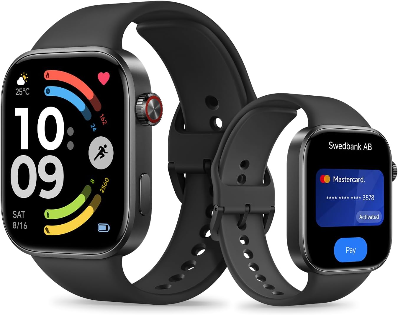 Xiaomi Redmi Watch 6 NFC in Schwarz und Grau bei Amazon