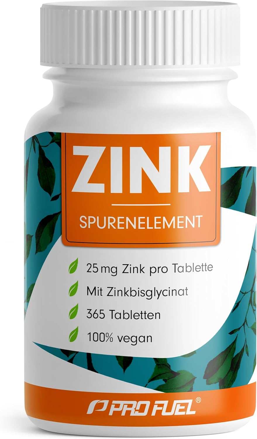 ProFuel Zink-Bisglycinat 25 mg mit 365 Tabletten