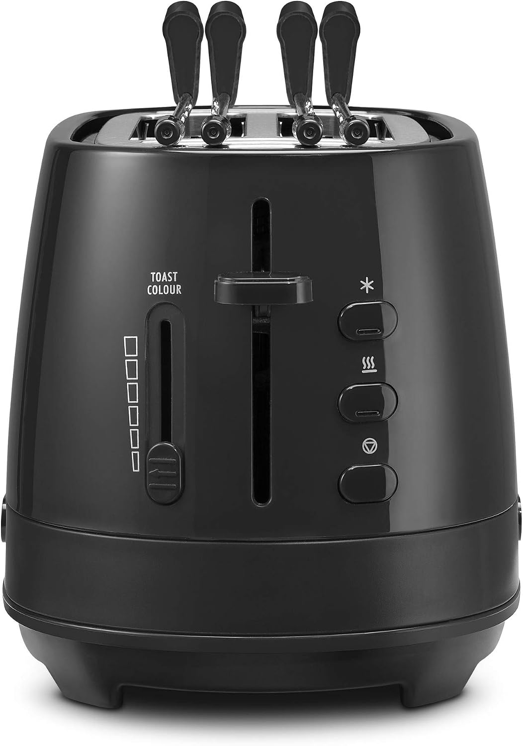Schwarzer De’Longhi CTLAP2203 Toaster mit Zange