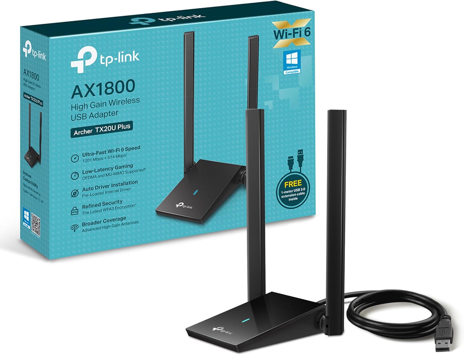 TP-Link Archer TX20U Plus AX1800 USB Adapter