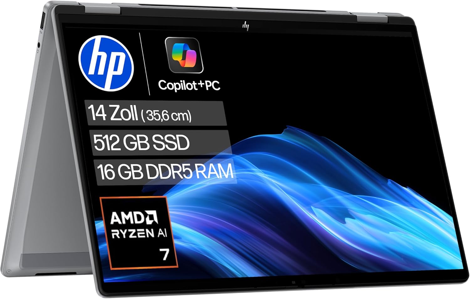 HP OmniBook X Flip 14 2-in-1-Laptop für 699 EUR bei Amazon