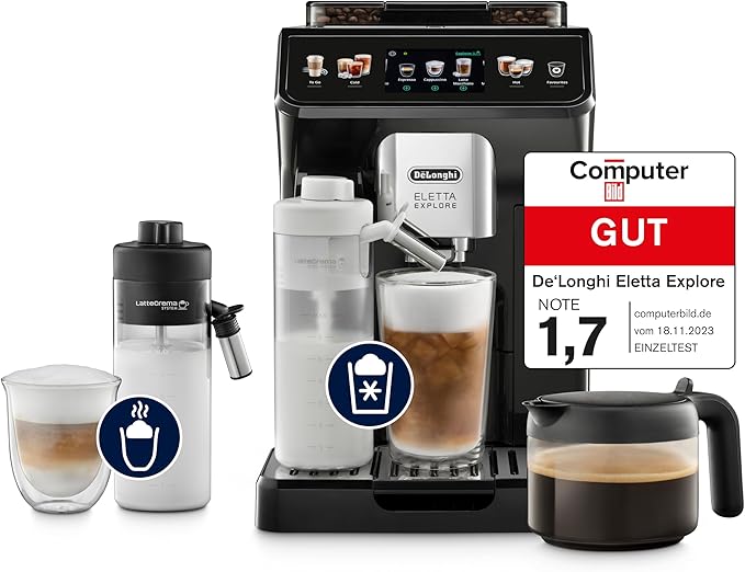 DeLonghi Eletta Explore ECAM452.57.G fuer 519,99 EUR bei Amazon