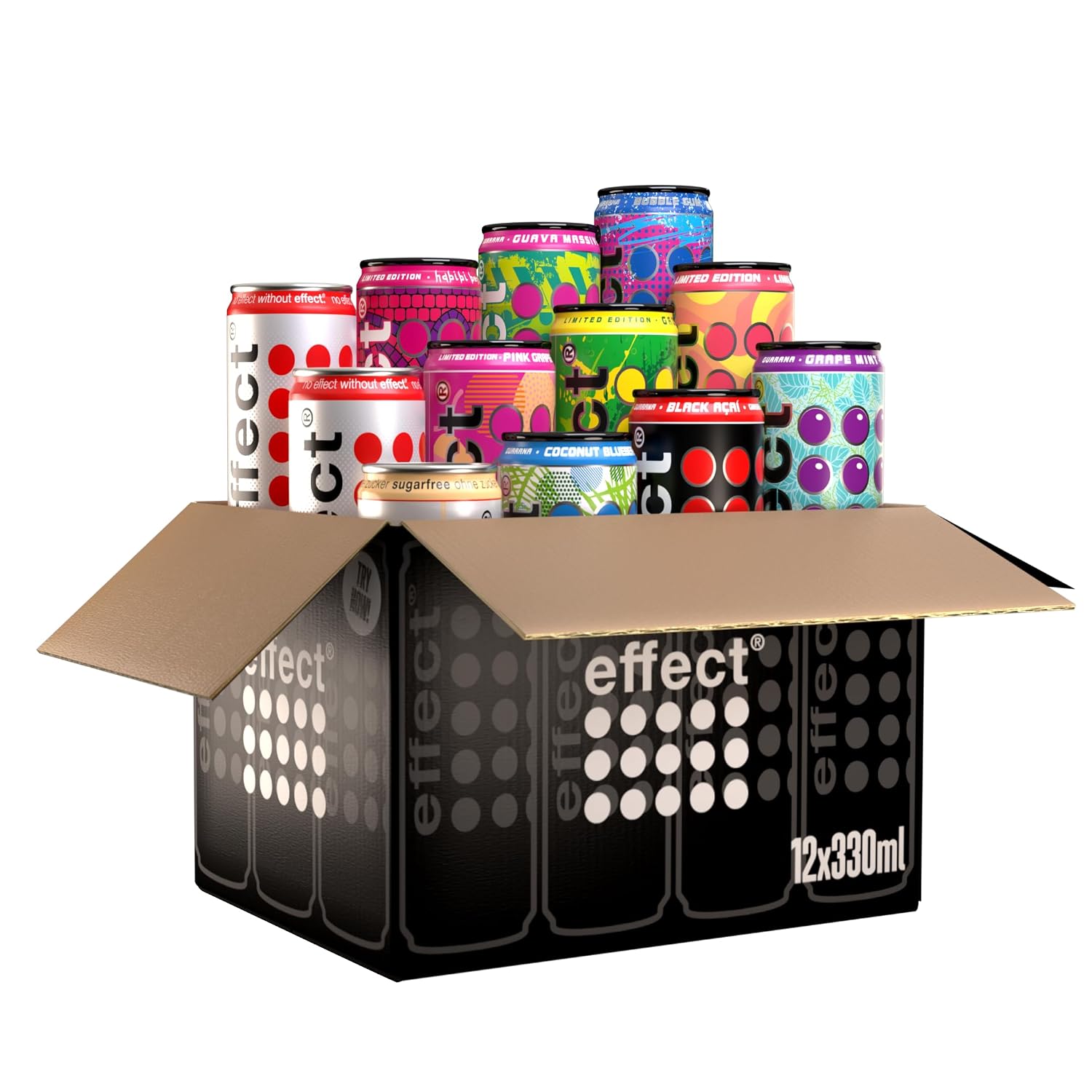 effect 能量饮料 12 罐混合装