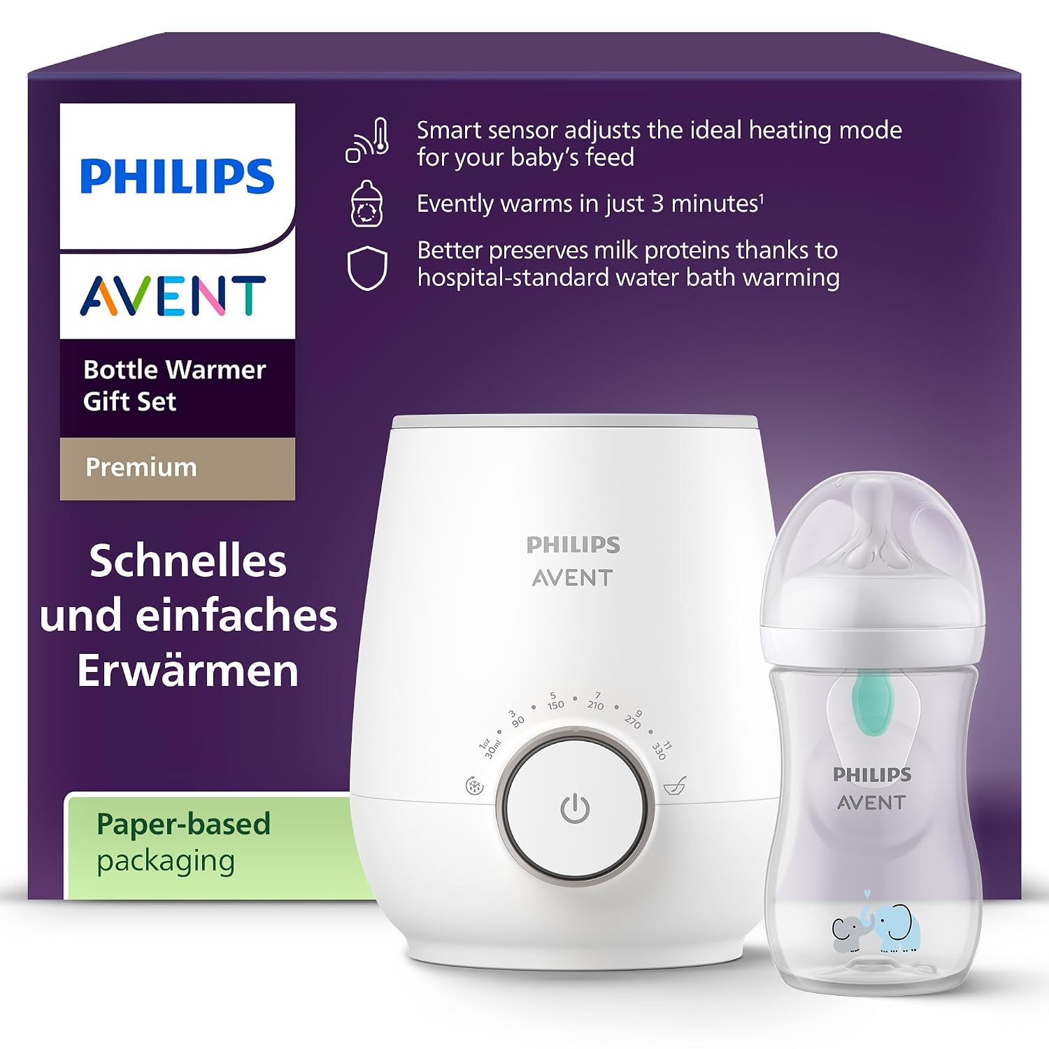 Philips Avent Flaschenwärmer Geschenkset SCF358/10