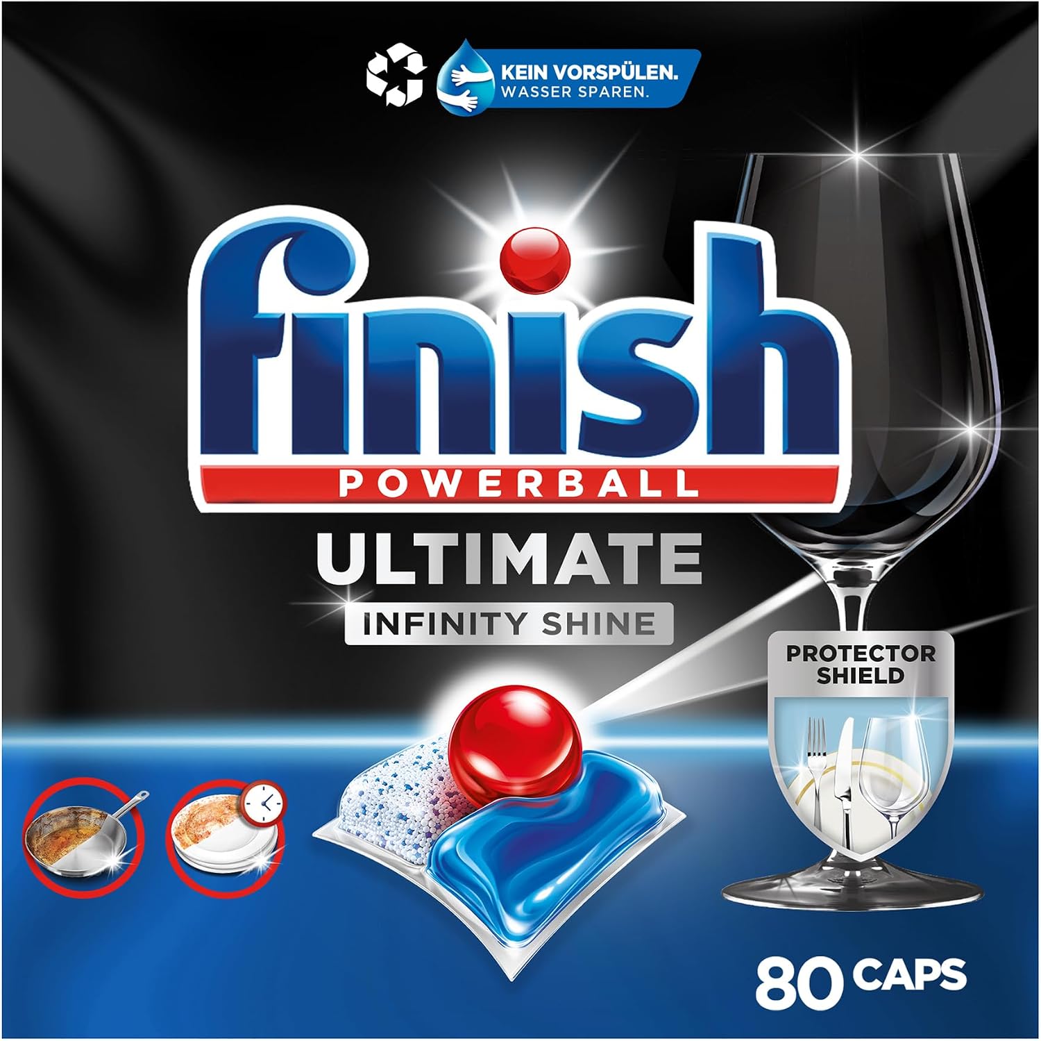 Finish Ultimate Infinity Shine 洗碗块 80 枚装