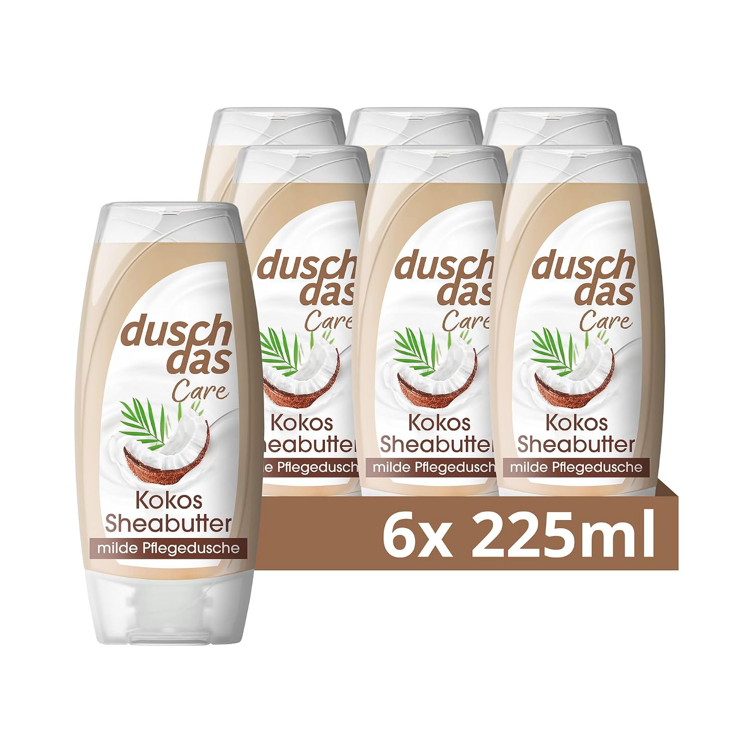 Duschdas 椰子乳木果沐浴露 6 瓶装