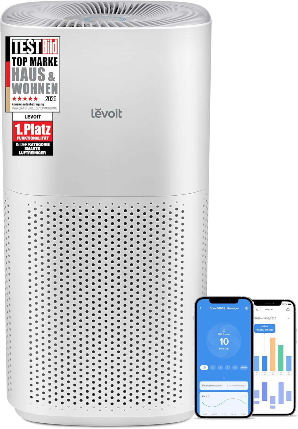 Levoit Core 600S Cream White B0GT9D23B3