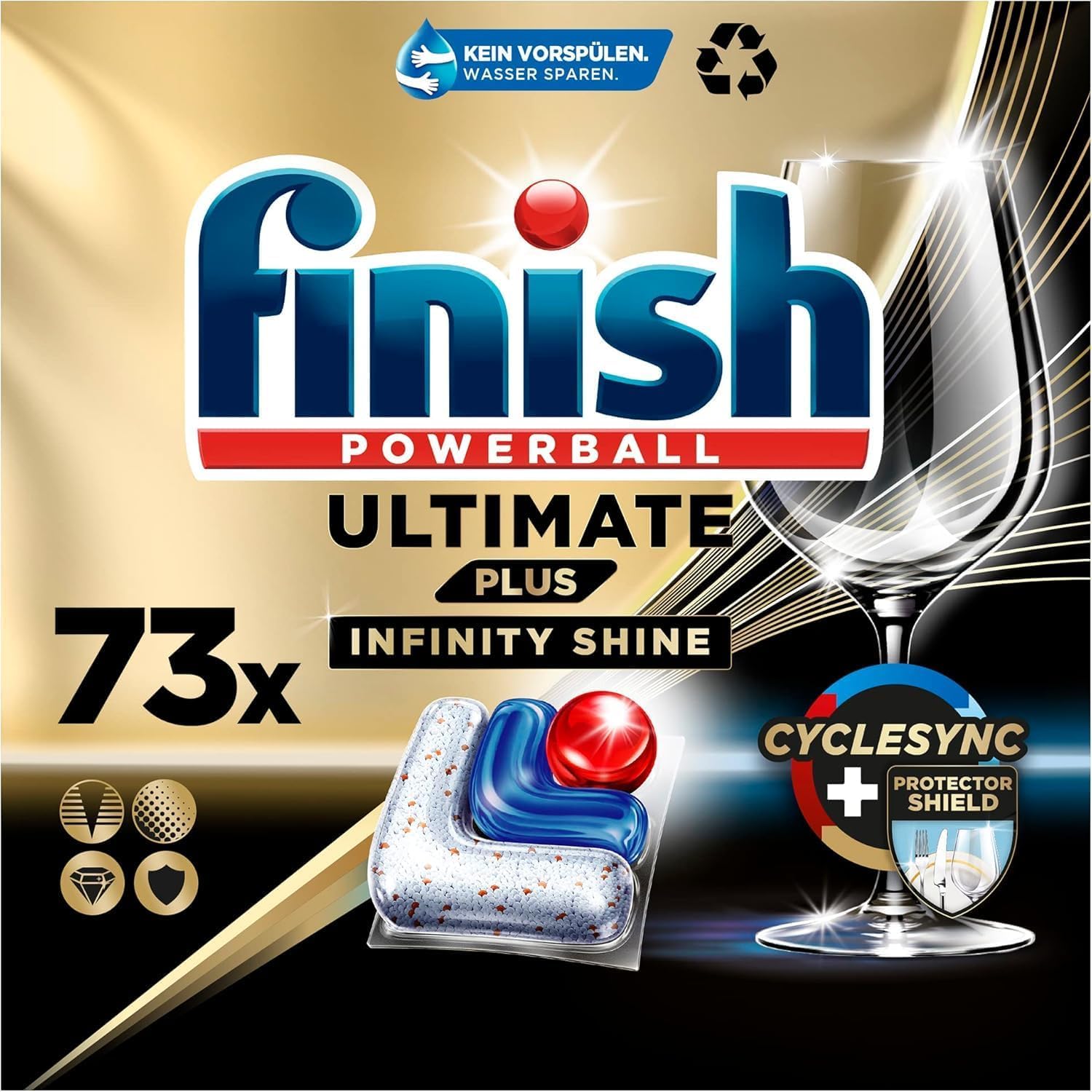 Finish Ultimate Plus Infinity Shine 73 Caps bei Amazon Deutschland
