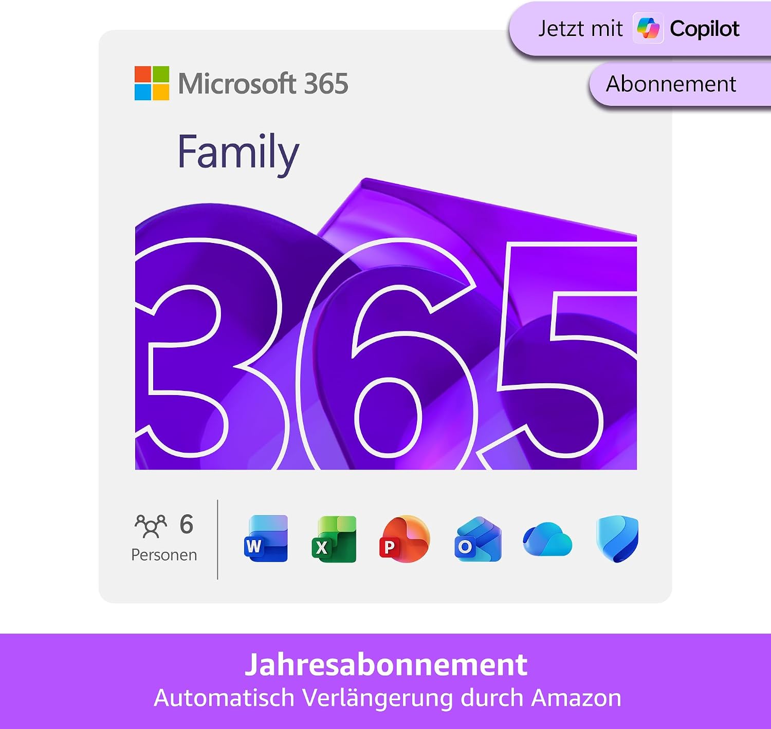 Microsoft 365 Family Jahresabonnement