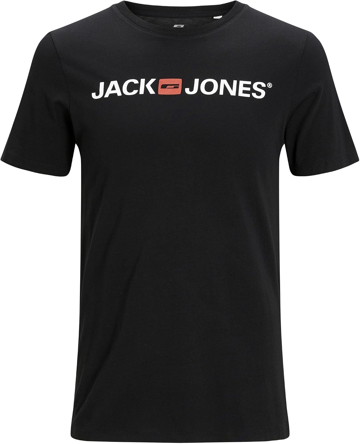 Schwarzes JACK & JONES Logo-T-Shirt