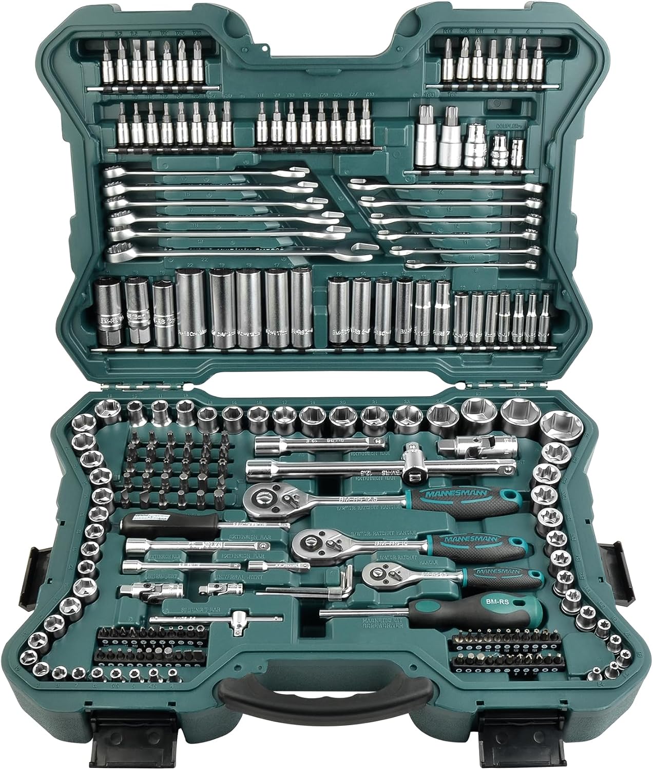 Brüder Mannesmann M98430 Steckschlüsselsatz mit 215 Teilen