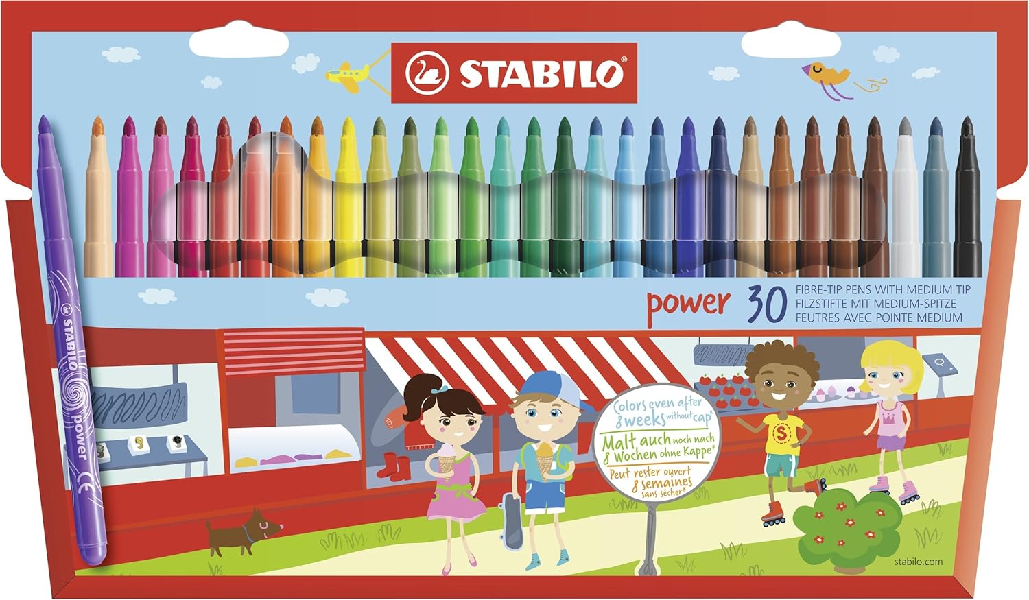 STABILO power Filzstifte im 30er Pack