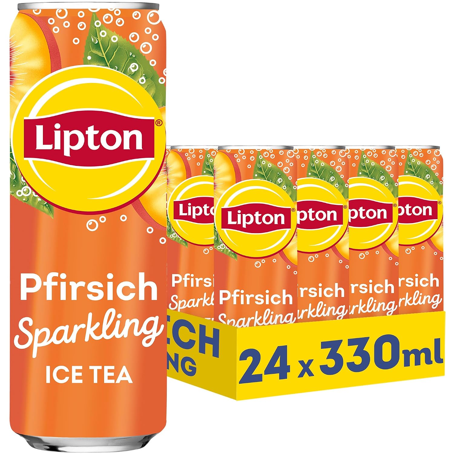 Lipton Ice Tea Sparkling Peach im 24er-Pack