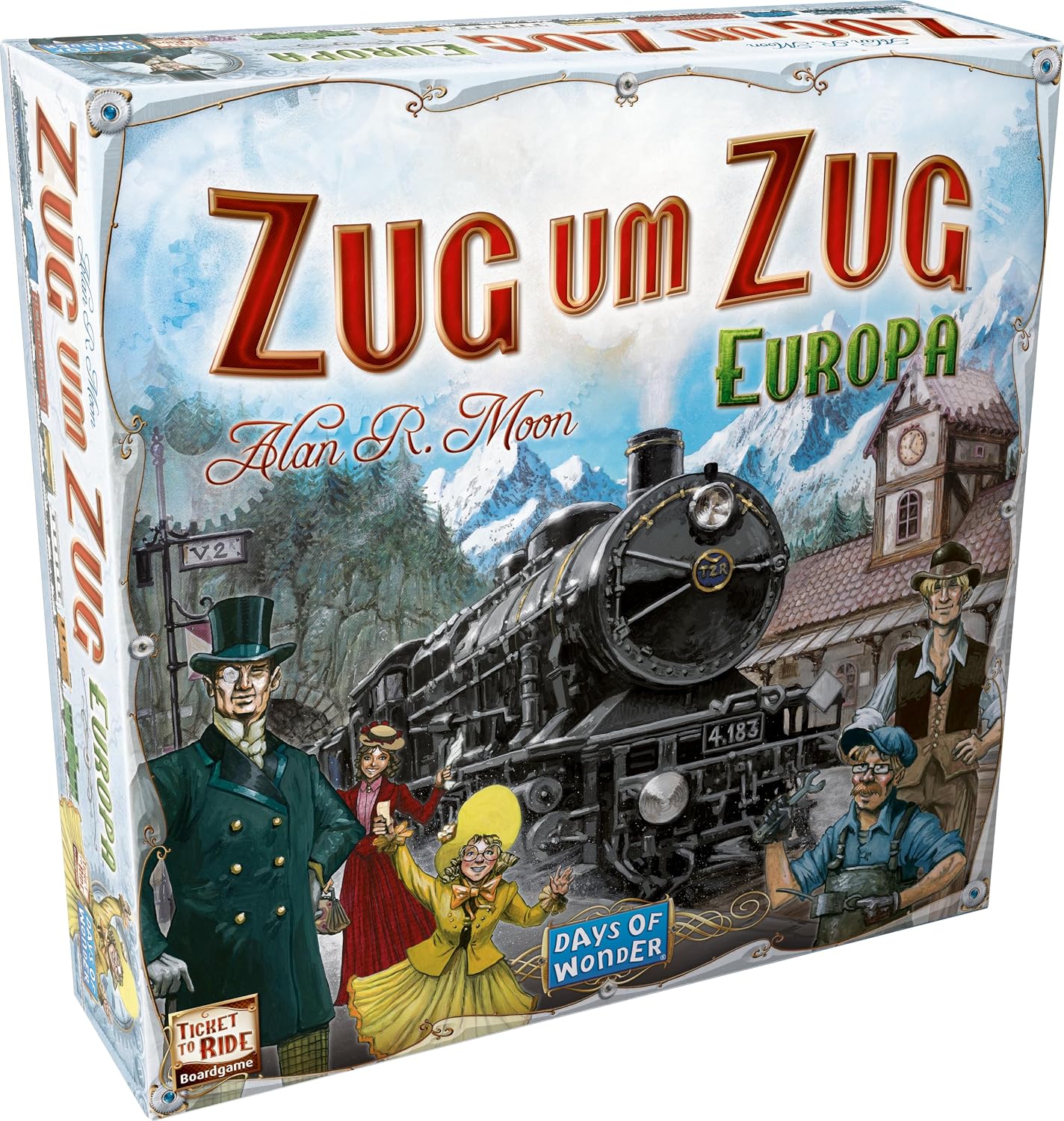 Asmodee Zug um Zug – Europa 德语版基础桌游