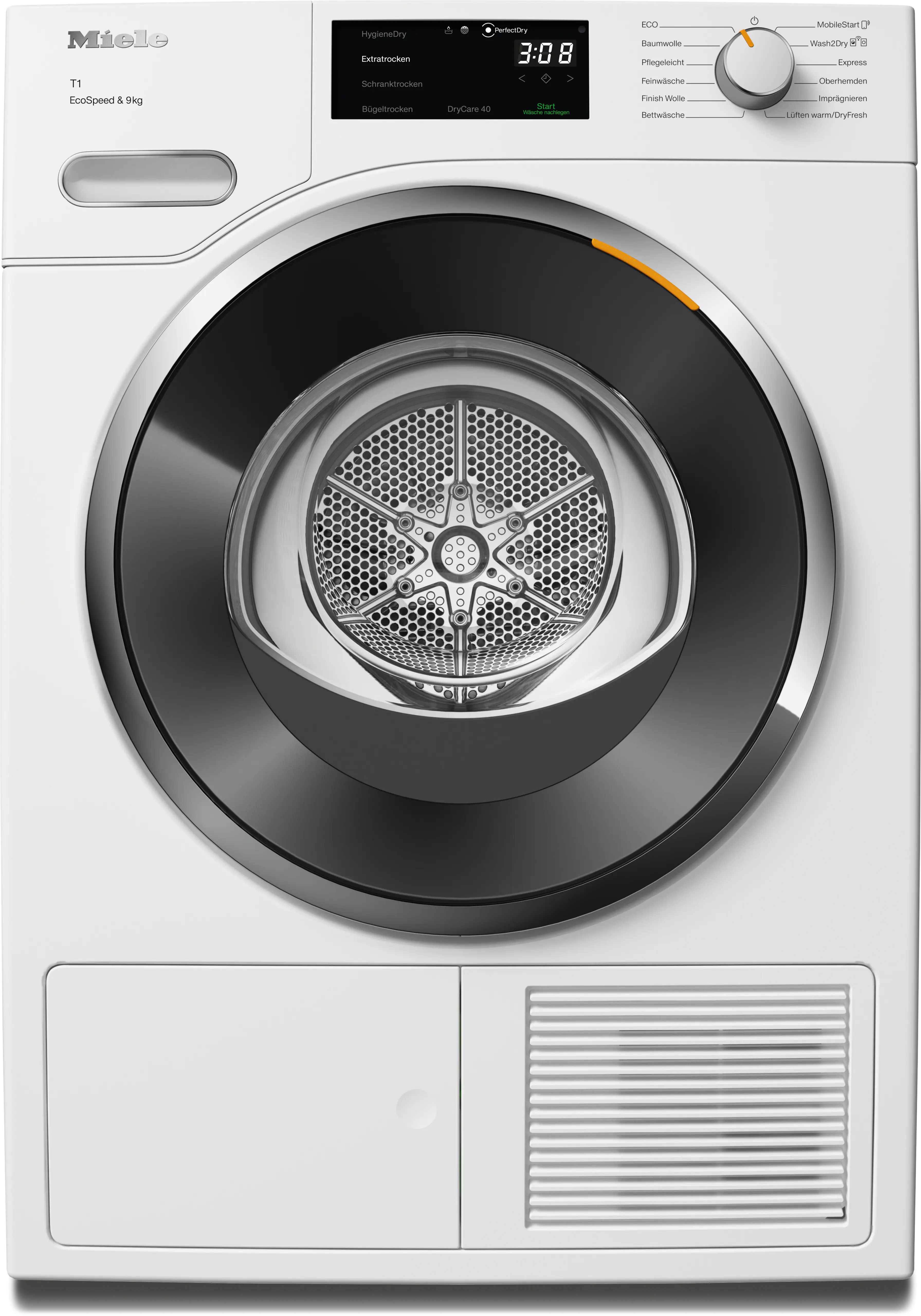 Miele 美诺 TWH780WP 9kg T1 热泵式烘干机（11819590）