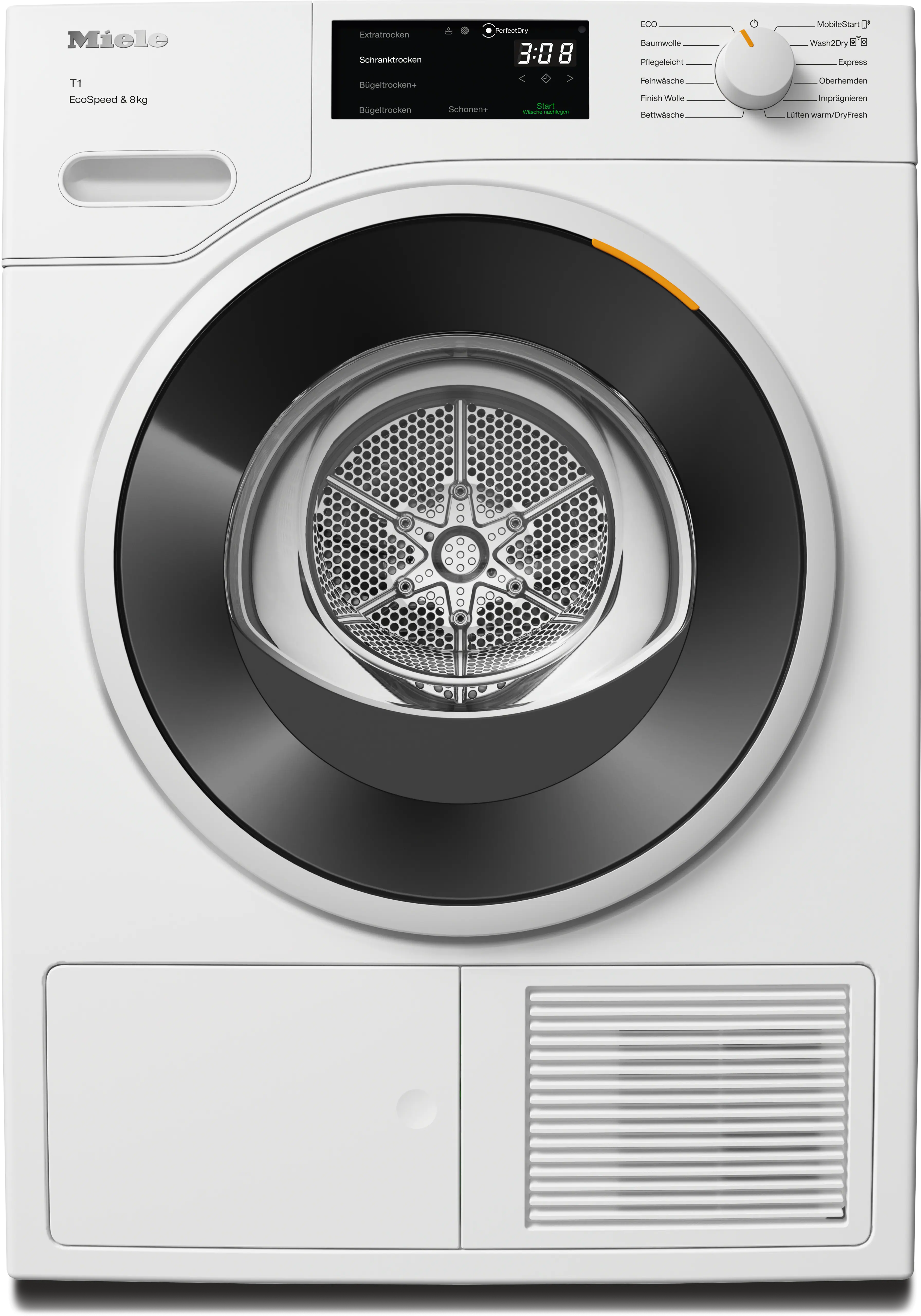 Miele 美诺 TWC640WP 8kg T1 热泵式烘干机（12694330）
