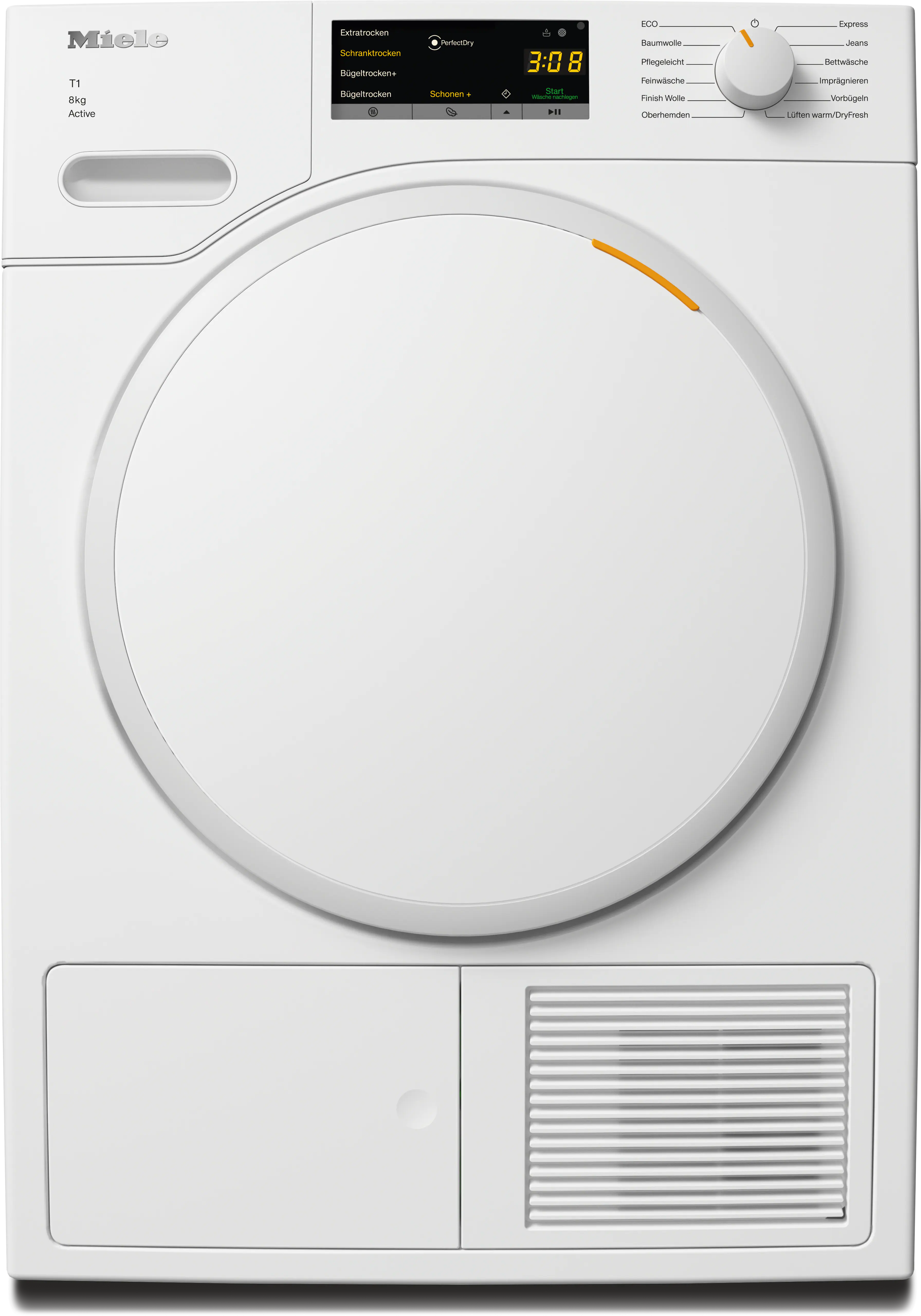 Miele 美诺 TWA520WP 8kg Active T1 热泵式烘干机（12703880）