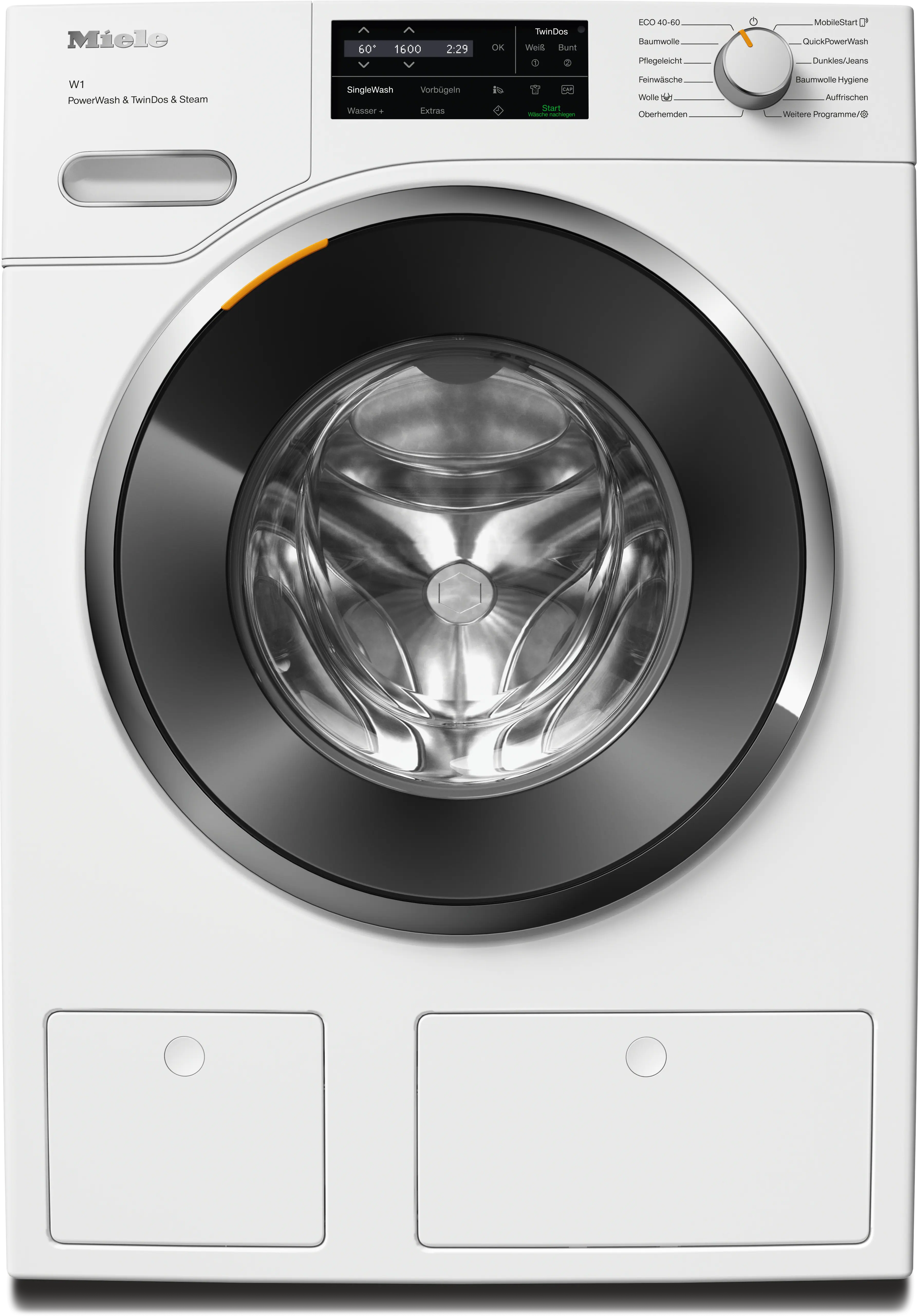 Miele WWJ880 WPS PWash&TDos&Steam W1 Front-load Washing Machine (12706080)