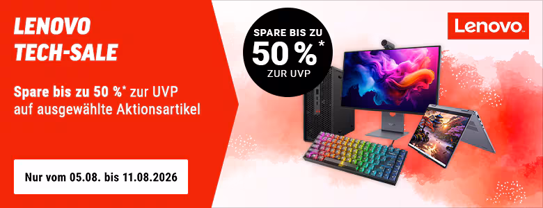 Lenovo Tech-Sale bei notebooksbilliger.de