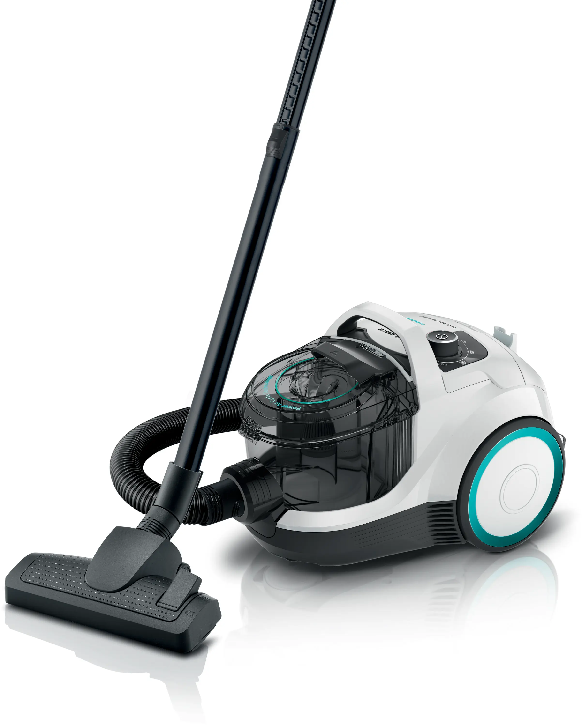 Bosch Serie 4 ProHygienic white bagless canister vacuum (BGC21HYG1)