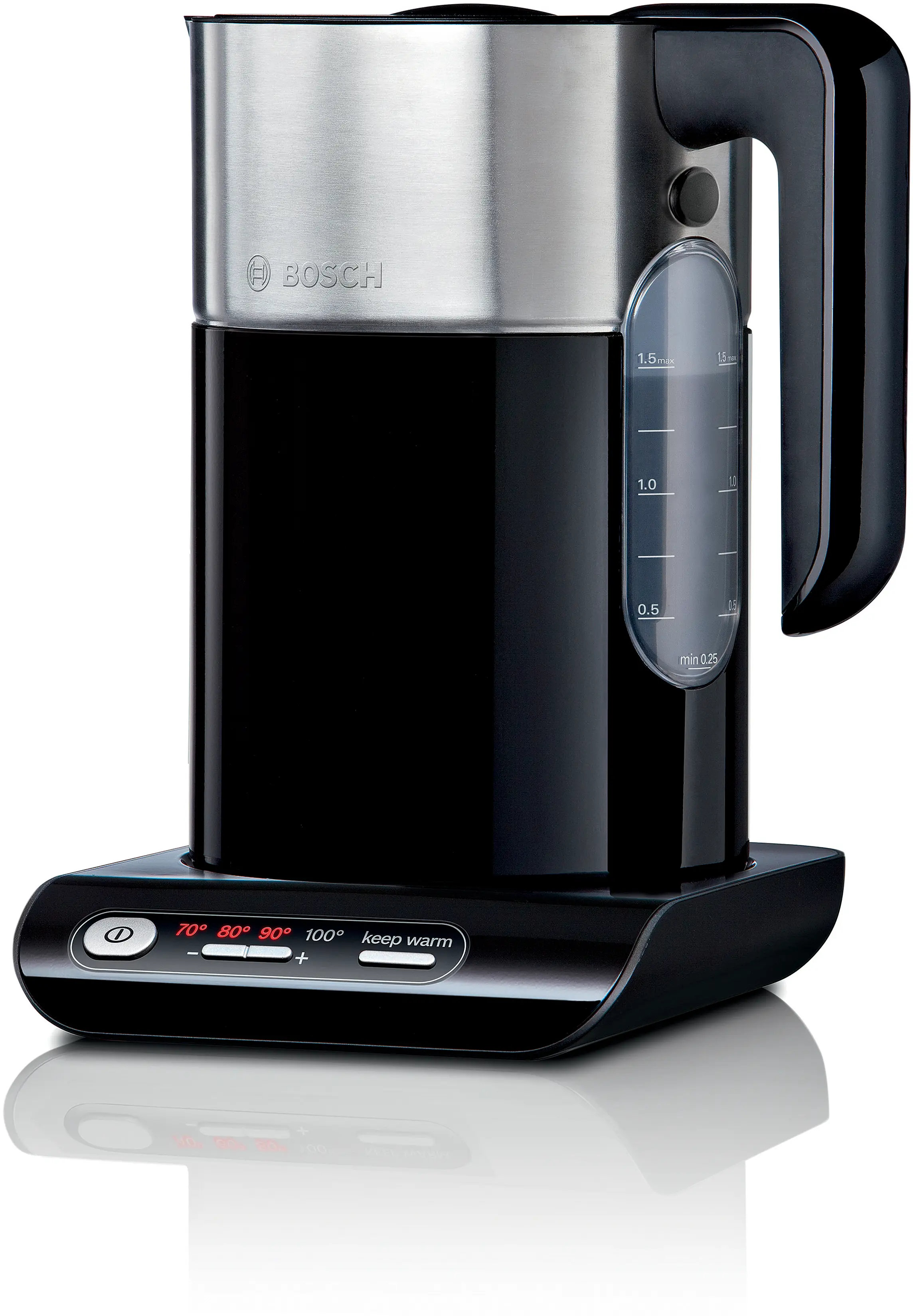 Bosch 博世 Styline 黑色温控电热水壶（TWK8613P）