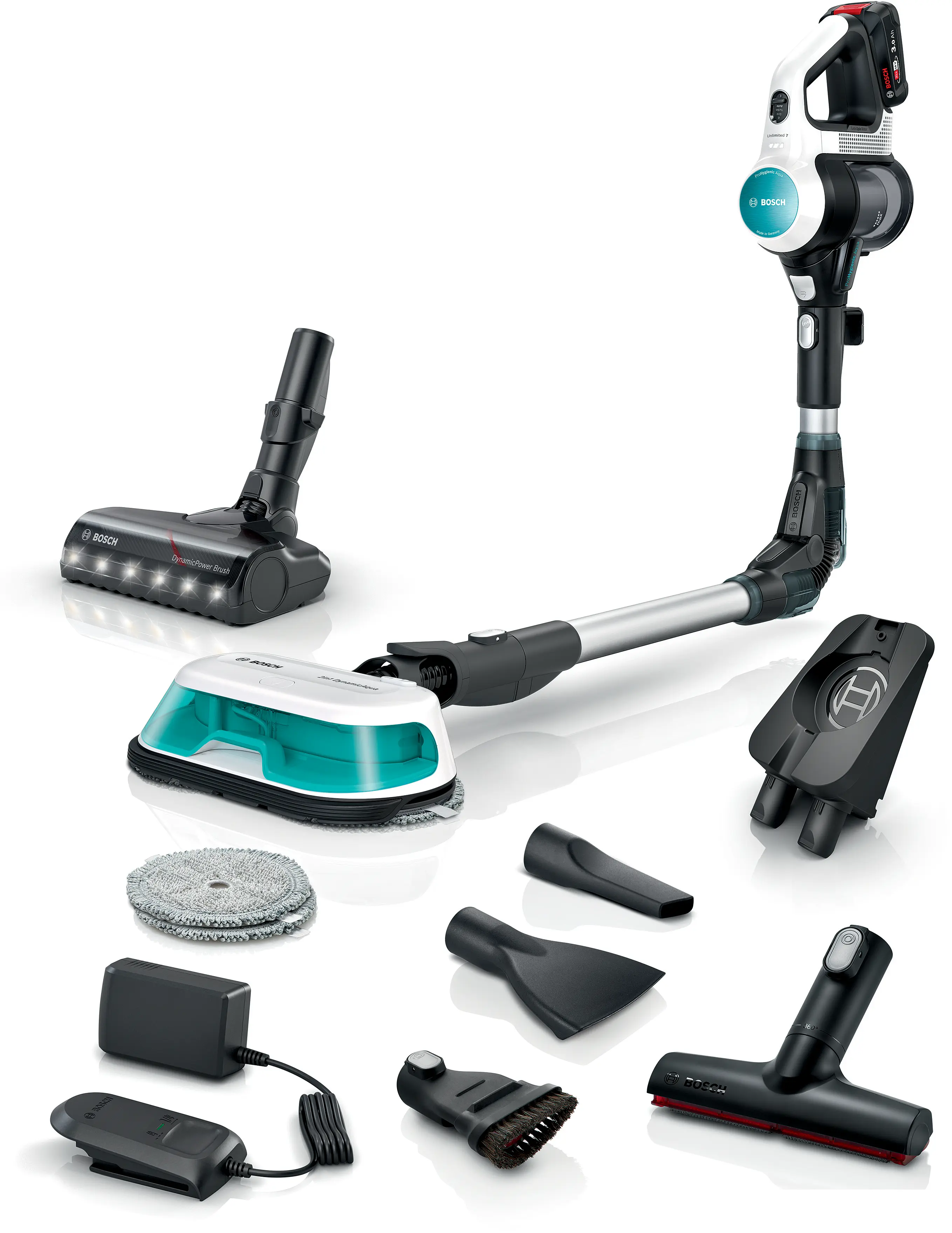 Bosch 博世 Unlimited 7 ProHygienic Aqua 白色吸拖一体机(BKS71HYG1)