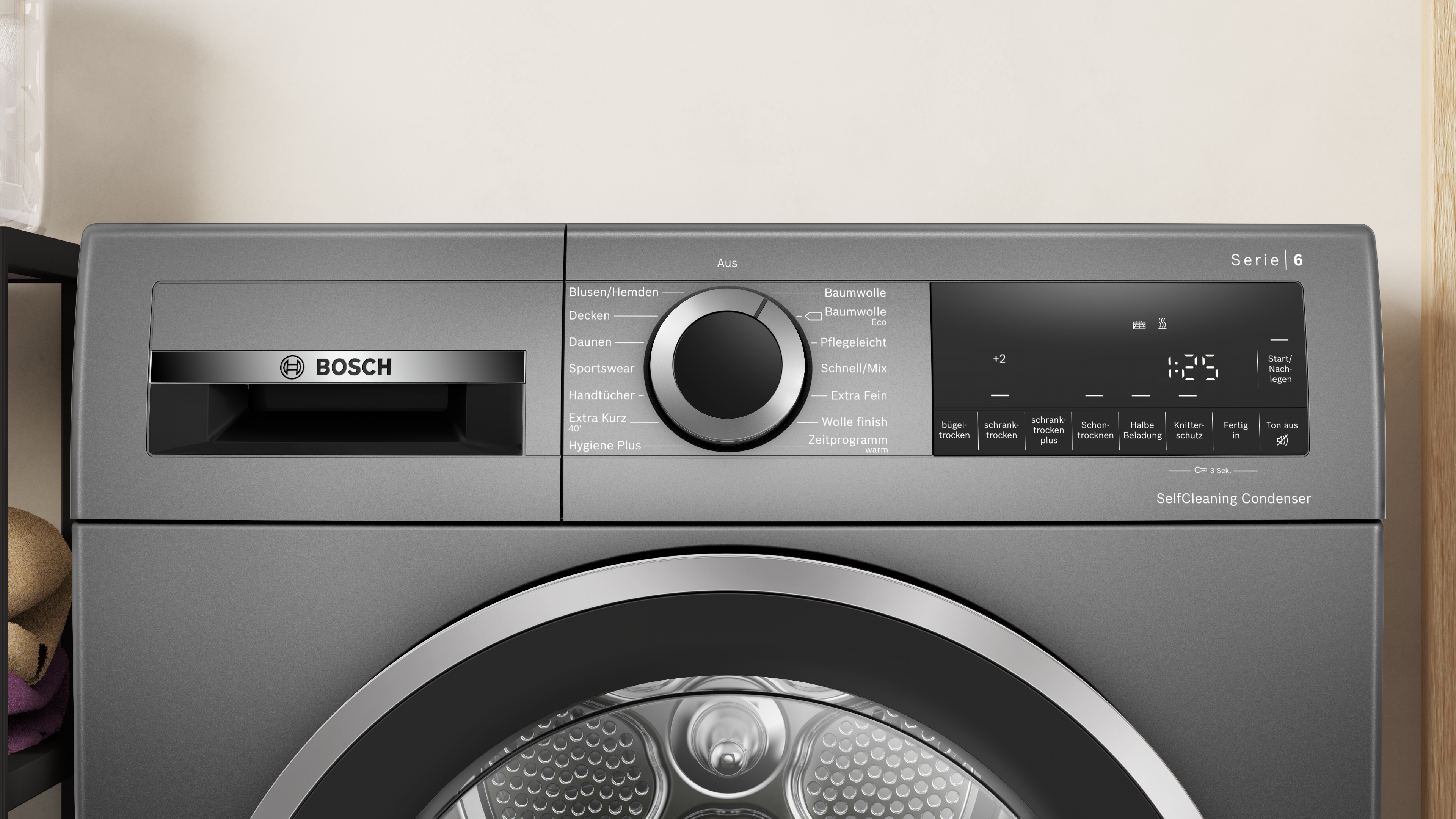 Bosch WQG2450R10 Serie 6 Wärmepumpentrockner
