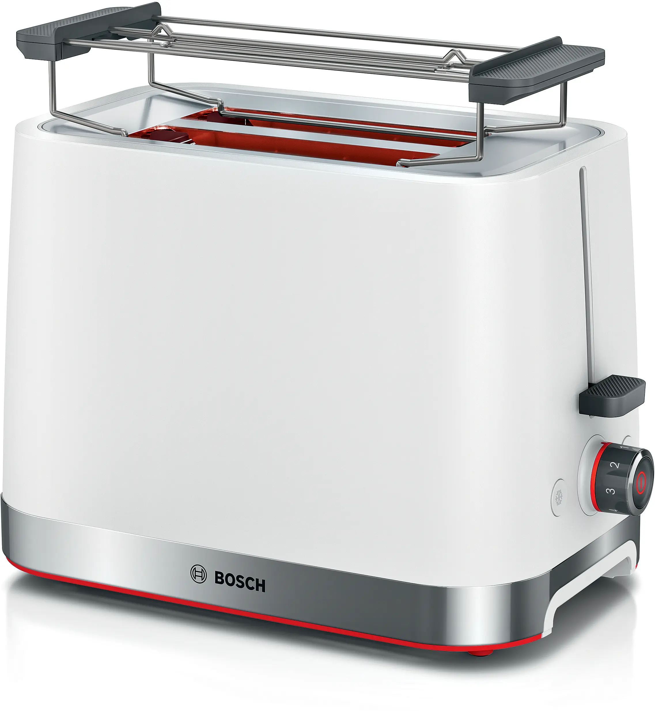 Bosch MyMoment white compact toaster (TAT4M221)