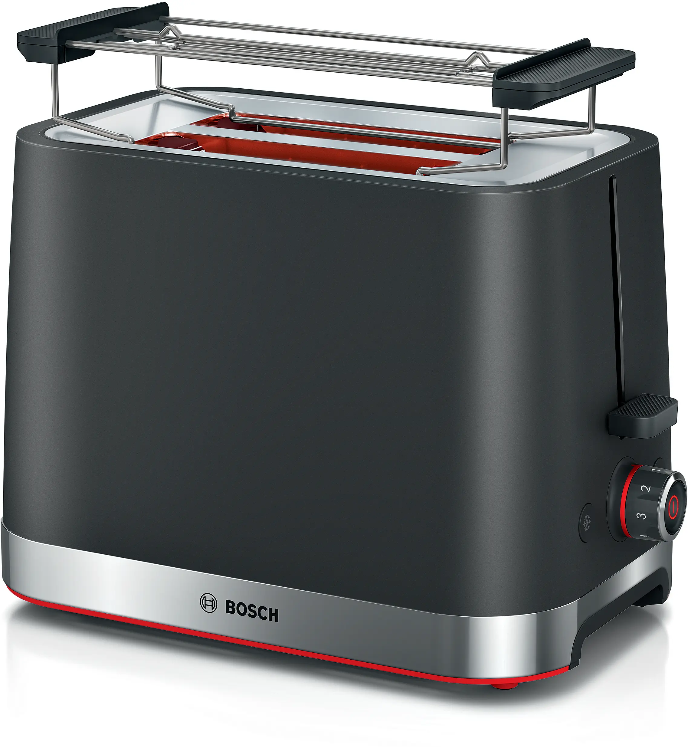 Bosch MyMoment black compact toaster (TAT4M223)