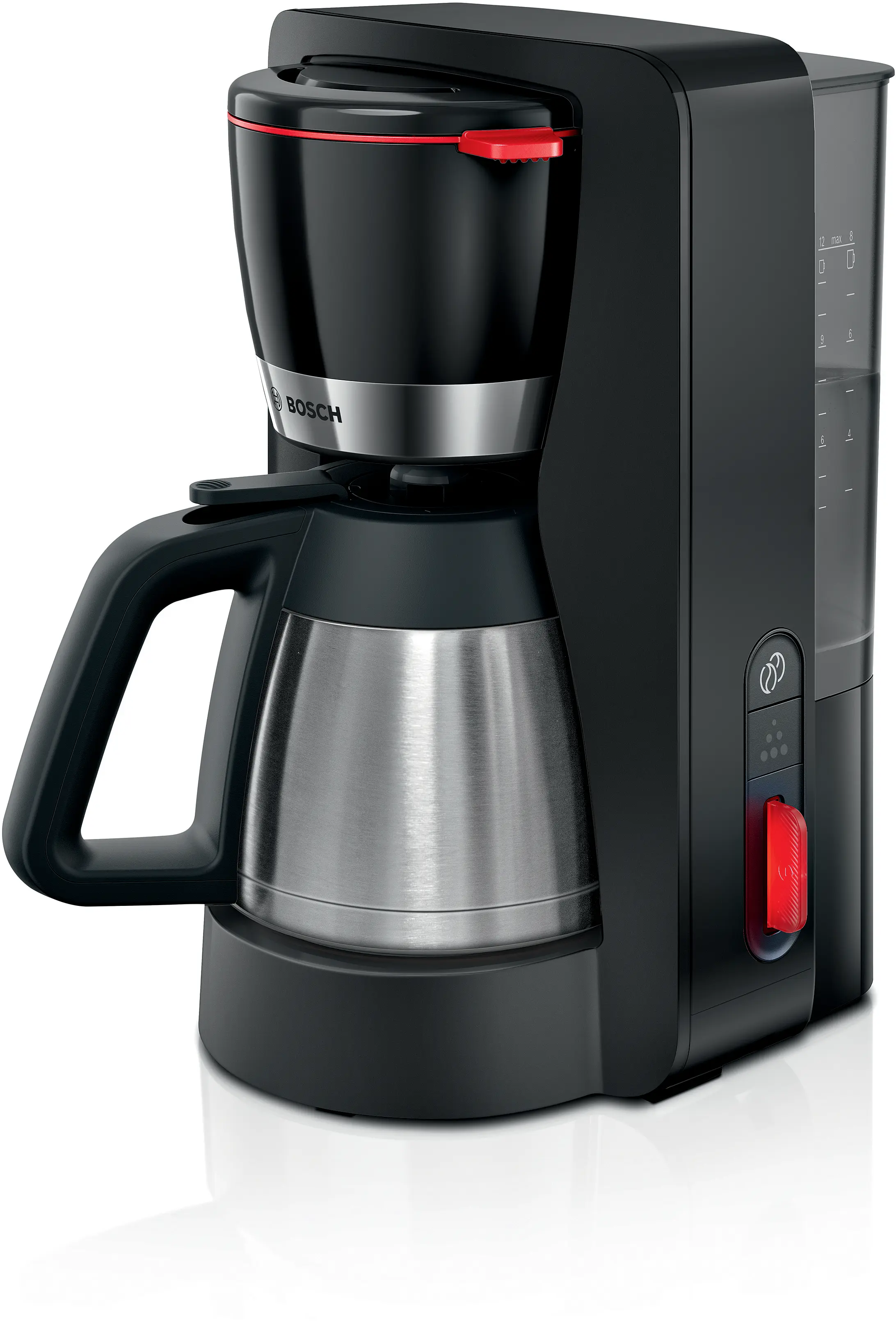 Bosch MyMoment black filter coffee machine with thermal jug (TKA6M273)