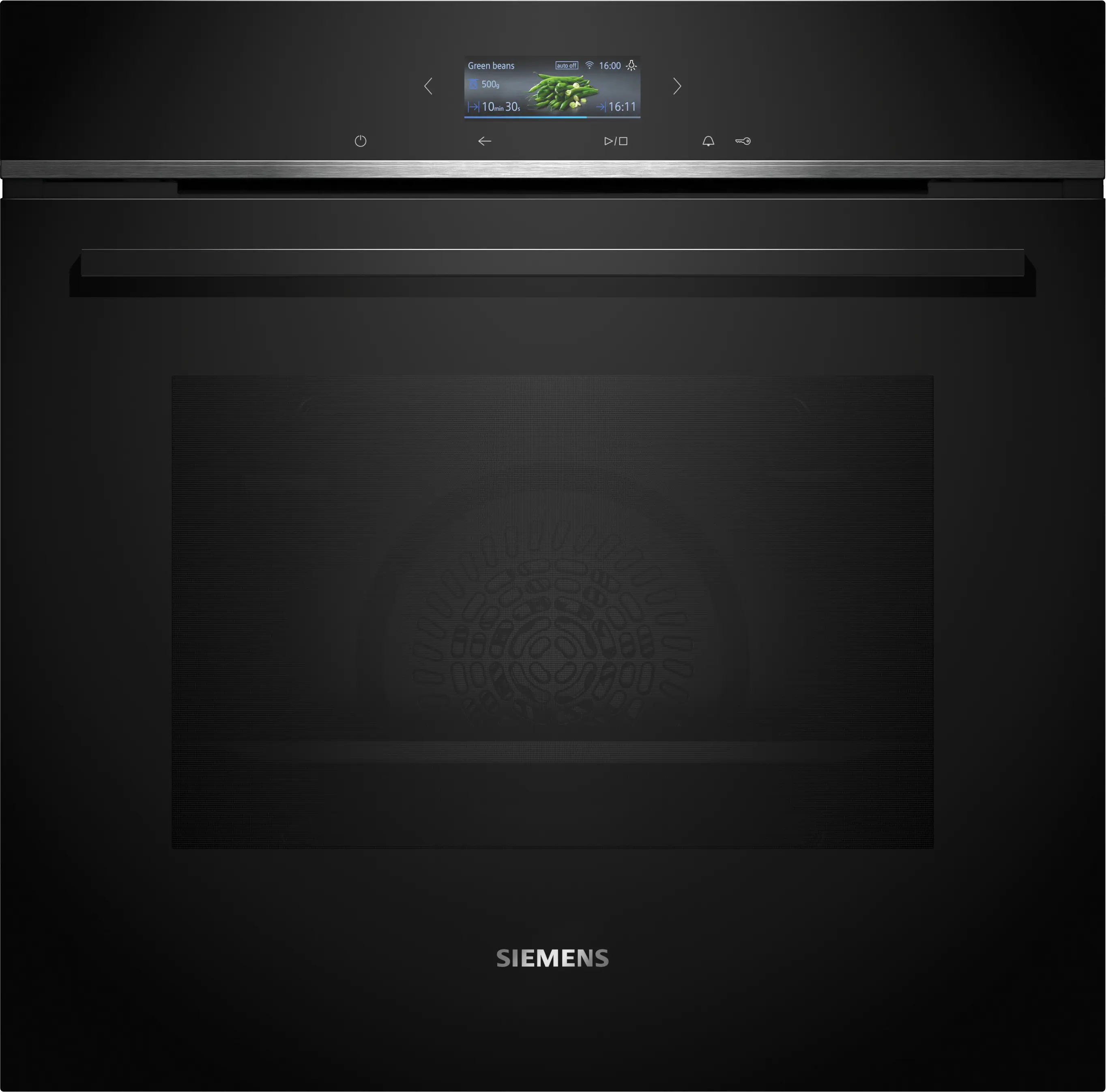 Siemens 西门子 iQ700 60 x 60 厘米黑色与不锈钢嵌入式烤箱（HB772A1B1）