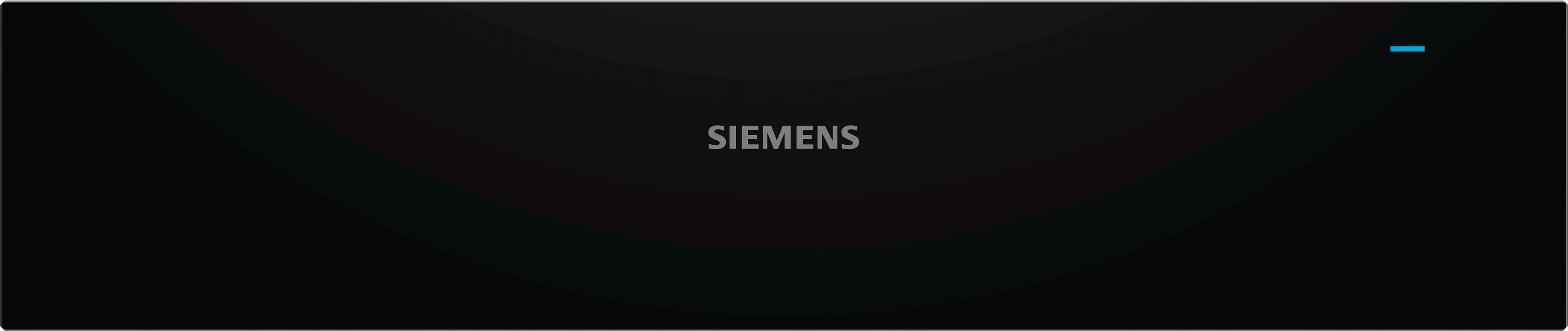 Siemens iQ500 black and stainless steel built-in warming drawer 60 cm (BI510CNR0)