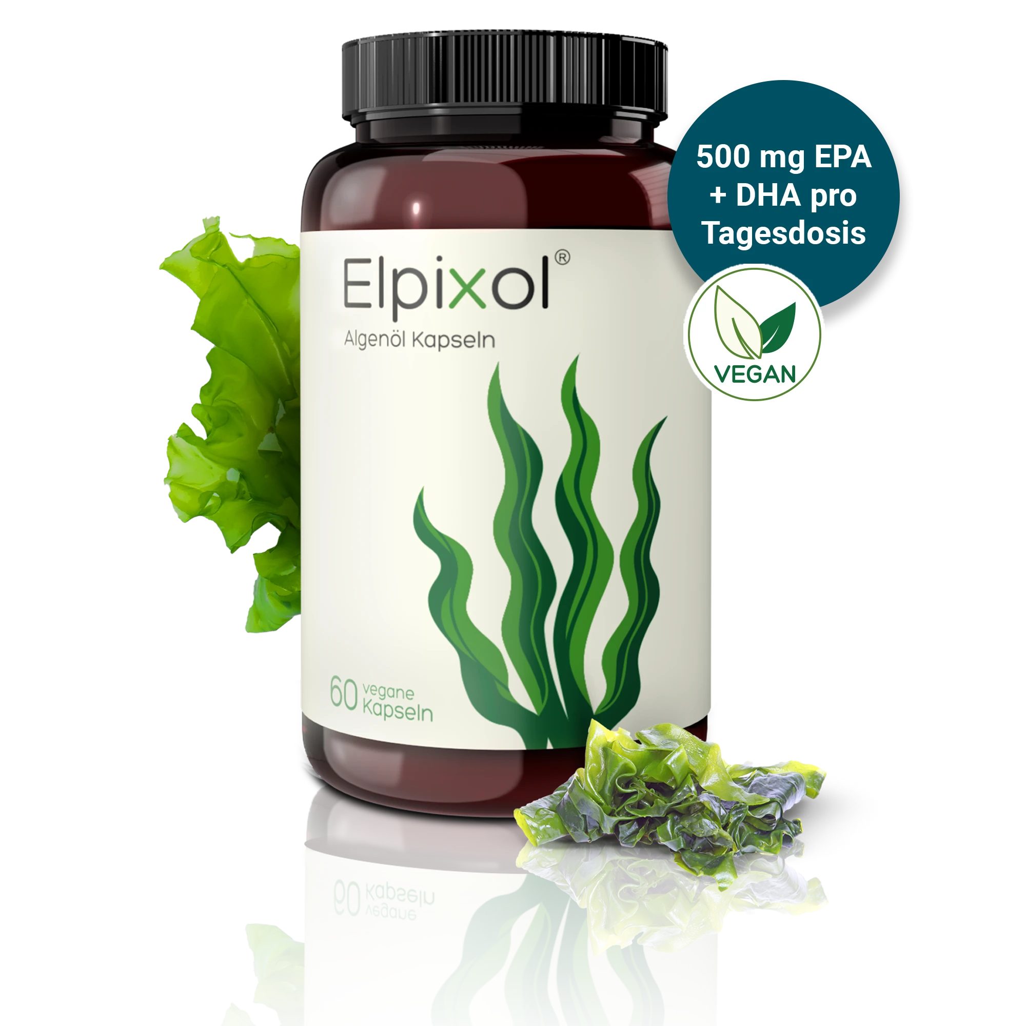 Elpixol Algenöl 60 Kapseln für 19,90 statt 29,95 EUR bei Mediakos