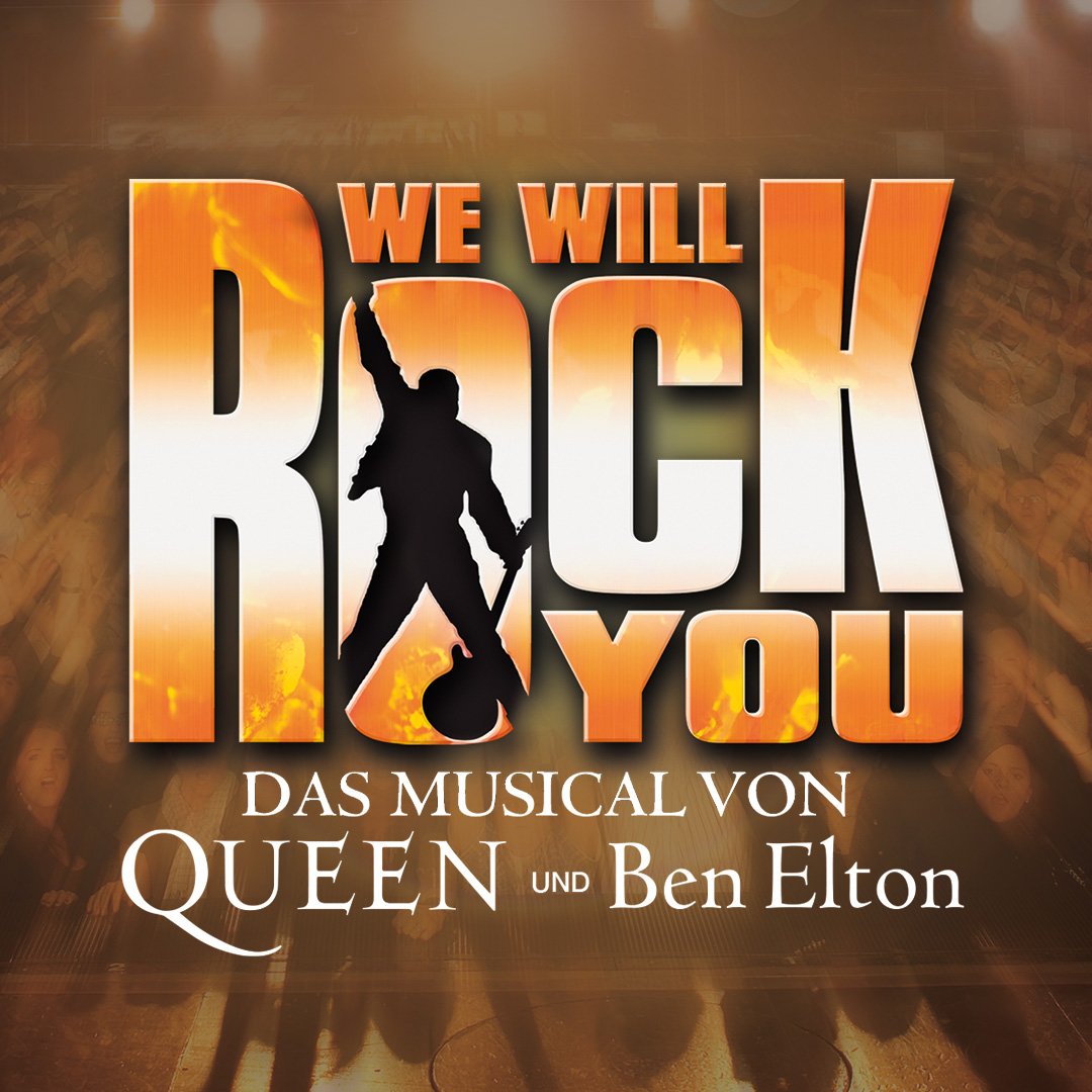 Offizielles Stage-Entertainment-Keyvisual von WE WILL ROCK YOU Stuttgart