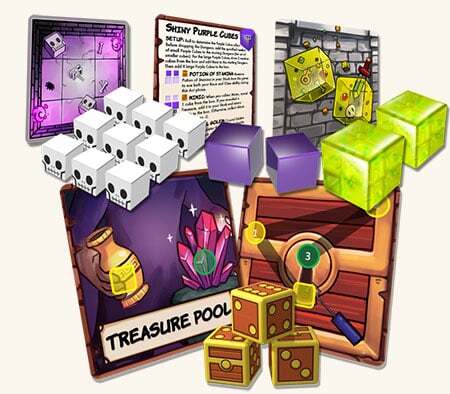 Dungeon Drop vier Mini-Erweiterungen